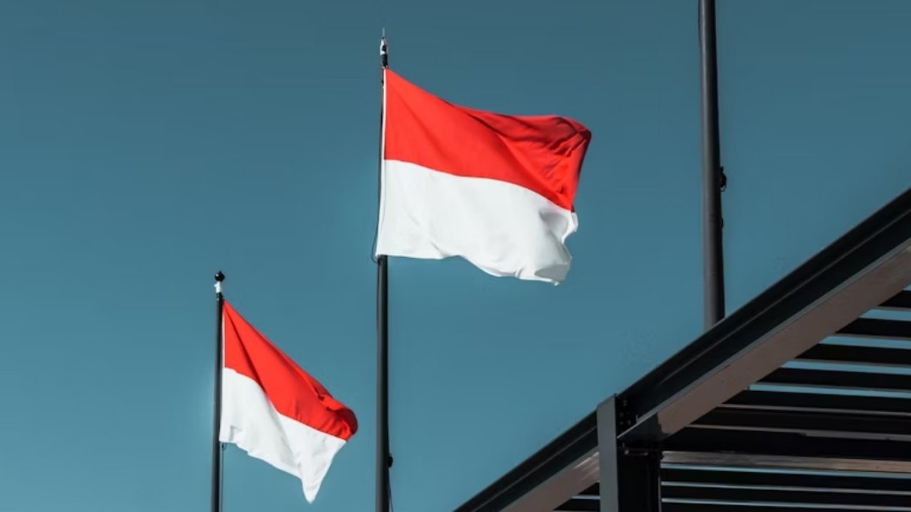 Ilustrasi Bendera Indonesia