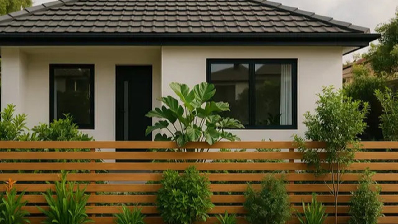 Model Pagar Lisplang untuk Rumah Minimalis (created by AI)
