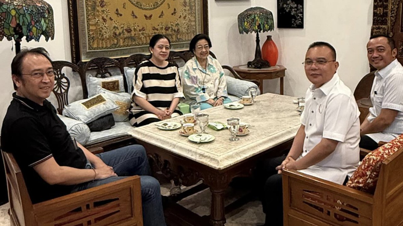 VIDEO: Momen Dasco Unggah Foto Bersama Megawati dan Puan, Usai Umumkan Amnesti Hasto
