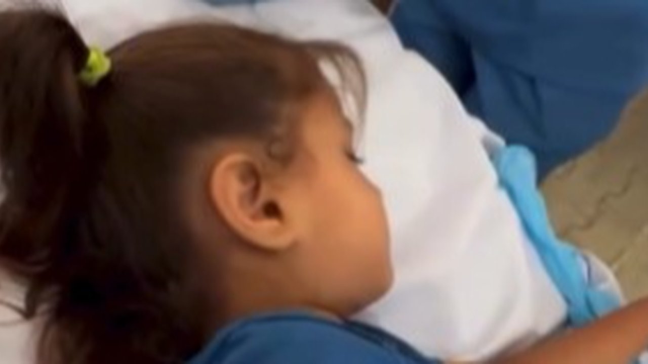 Anak perempuan Gaza selamat dari peluru israel