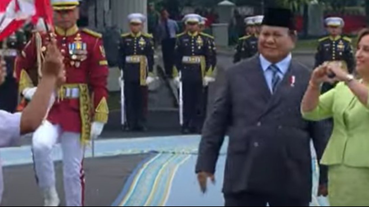 Presiden Peru Bikin Gemas di Istana, Prabowo Balas Senyum Saat Anak SD Dapat Love