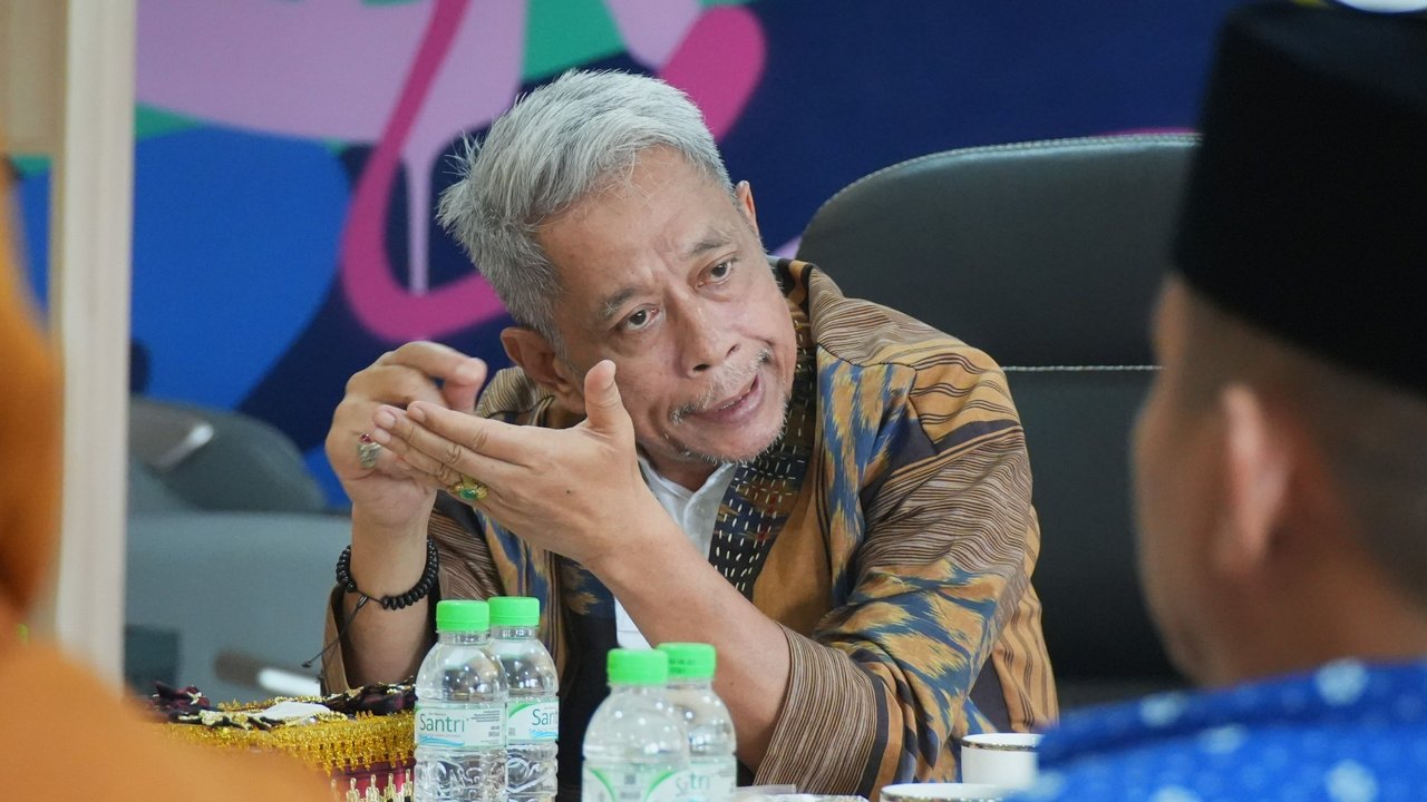 Wamensos Agus Jabo Priyono saat audiensi dengan Wali Kota Subulussalam, M Rasyid Bancin