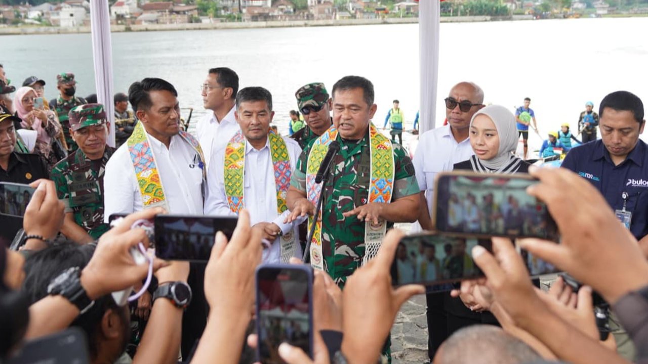 Kasad Luncurkan Program Pemeliharaan Situ Bagendit