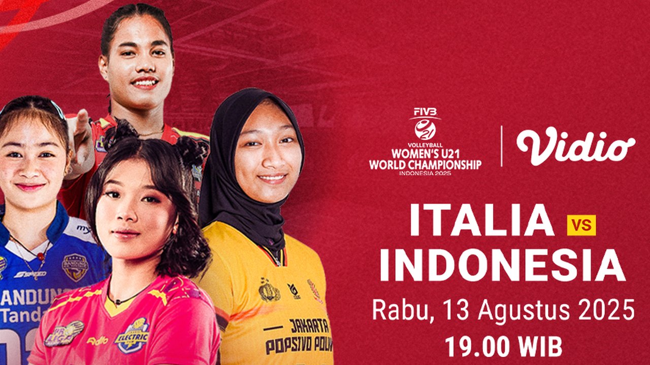Siaran Langsung FIVB U-21 Women’s World Championship Indonesia vs Italia: Eksklusif di Vidio