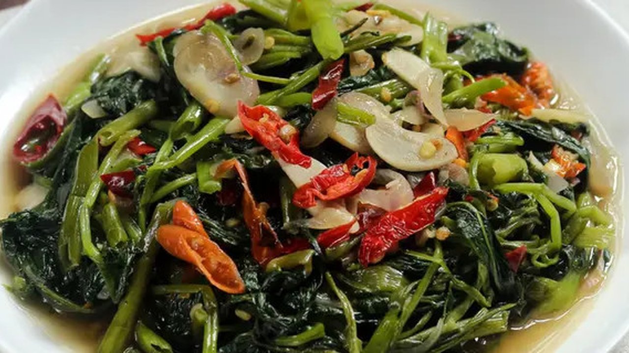 resep cah kangkung Ilustrasi dibuat AI