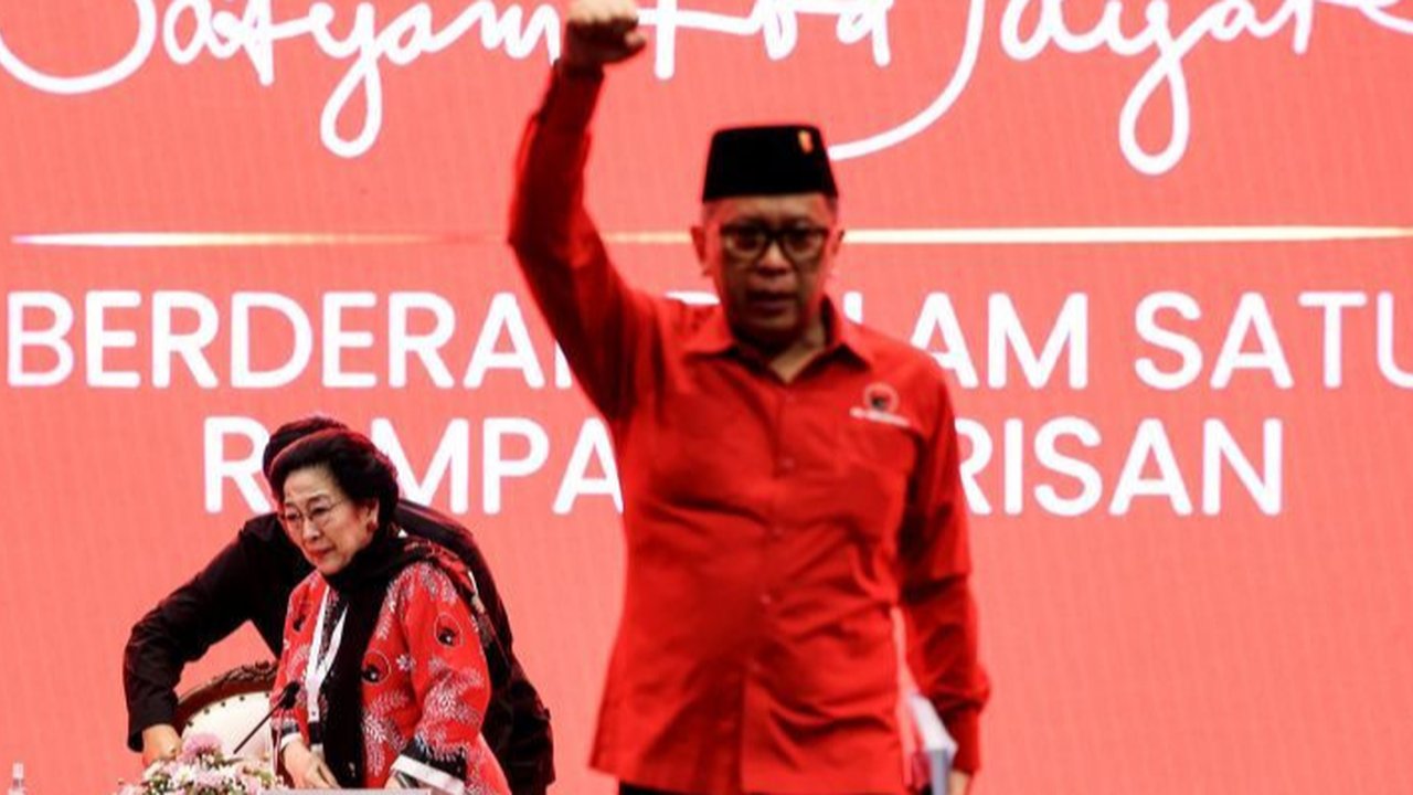 PDIP Gelar Rapat Pleno, Megawati Kembali Tunjuk Hasto Kristiyanto Jadi Sekjen