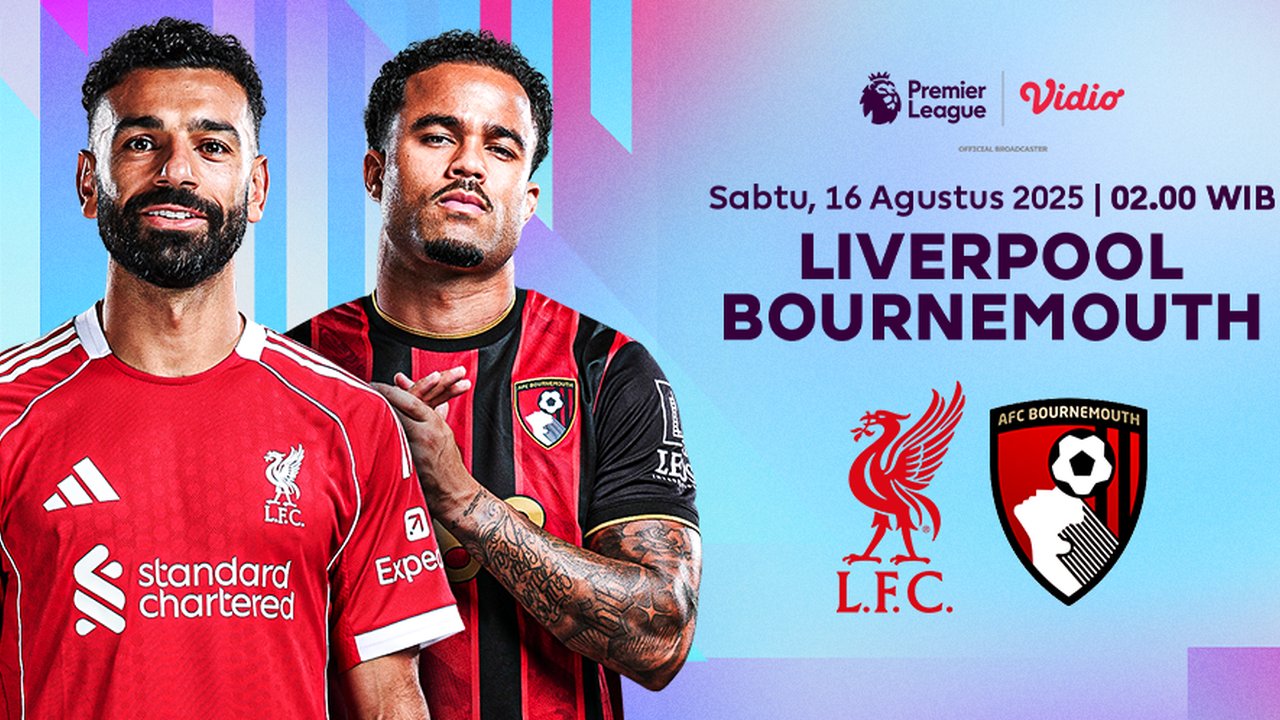 Nonton Live Liverpool vs Bournemouth Premier League 25/26, Eksklusif di Vidio