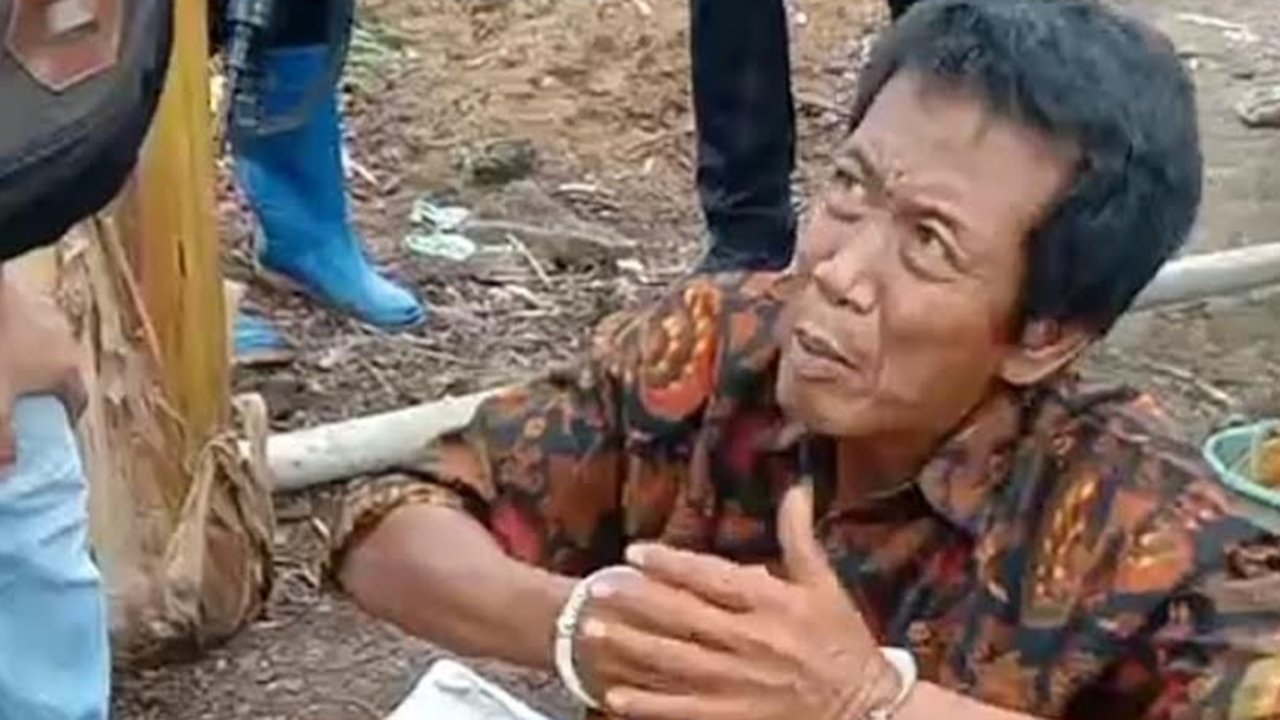 Polisi Bekuk Imam Usai Bacok Wajah Kakek Salim Secara Brutal