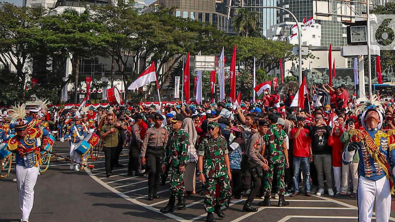 34 Kantong Parkir Acara Malam Perayaan HUT ke-80 RI 17 Agustus di Sekitar Monas
