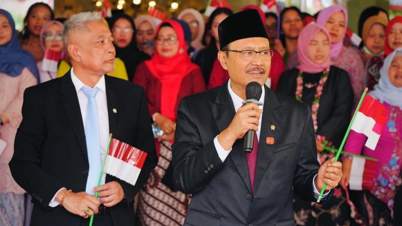 Kementerian Sosial menggelar tasyakuran HUT ke-80 RI
