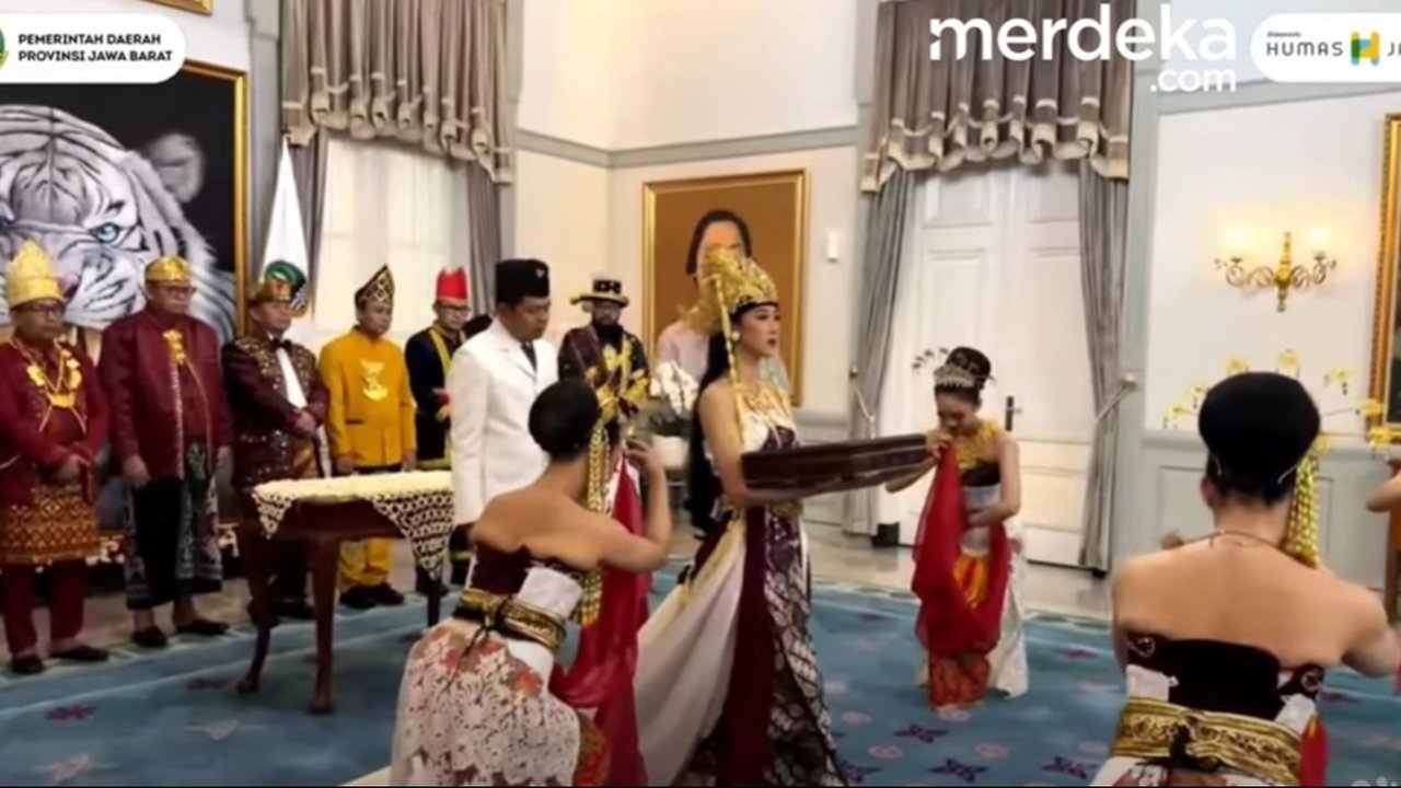 Nyi Ratu Kidul Muncul Berbalut Merah Putih Depan Dedi Mulyadi, Jelang Kirab Bendera di Jabar