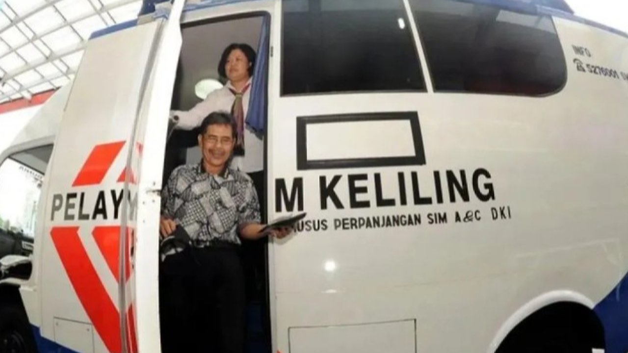 Layanan SIM keliling masih tersedia di lima lokasi di Jakarta hari ini, Selasa, termasuk di Kampus Trilogi Kalibata dan Lapangan Banteng, hingga pukul 14.00 WIB.