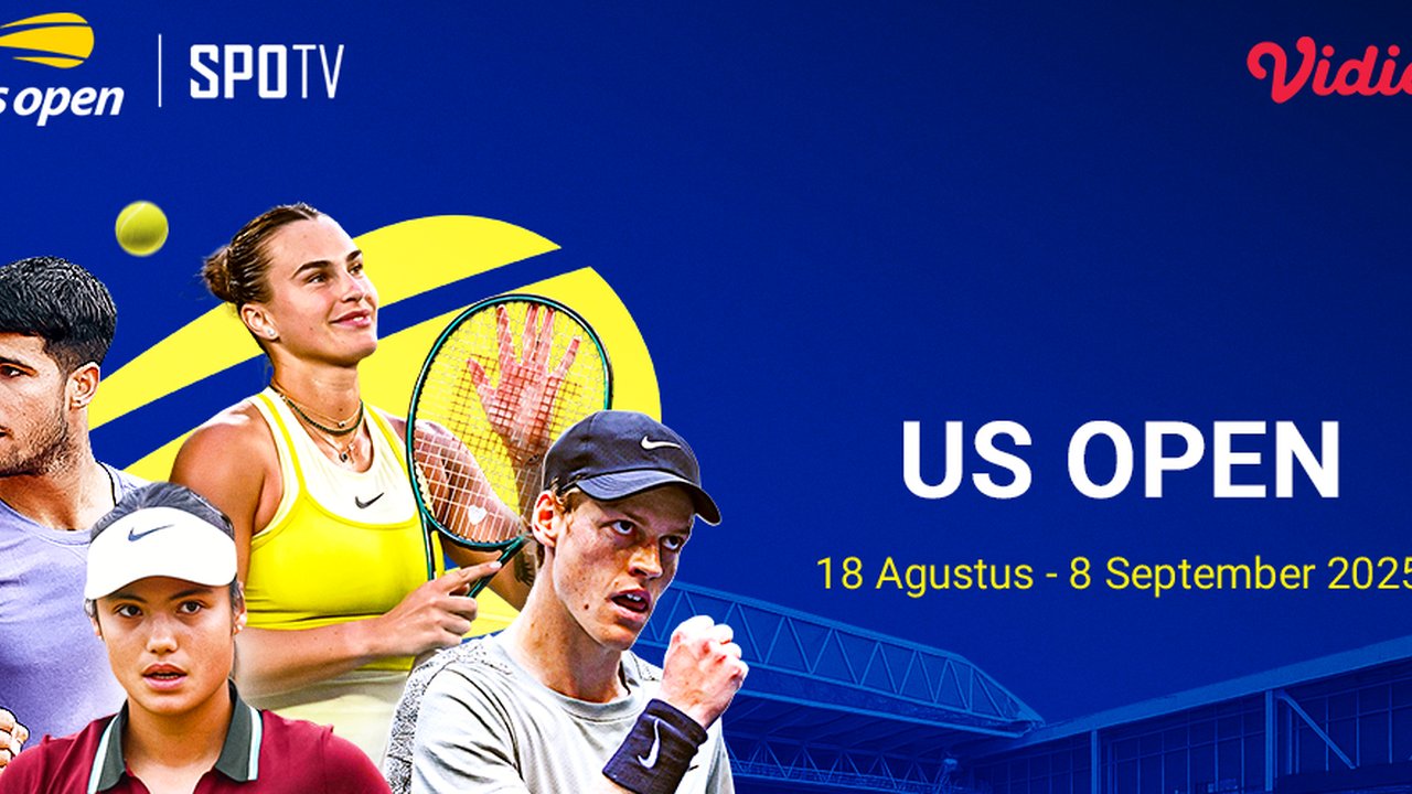 Nonton Live Kualifikasi US Open 2025 Day 1: Hanya di Vidio