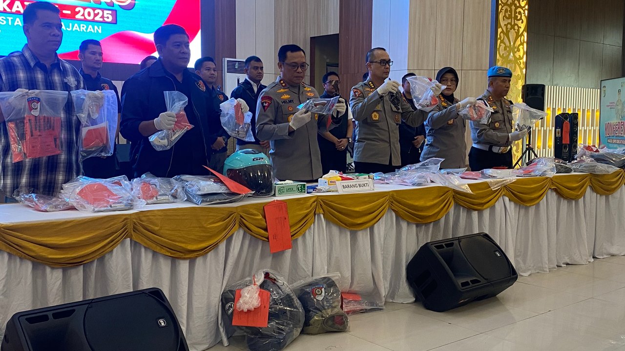 Polda Lampung Tangkap 319 Tersangka dalam Operasi Sikat Krakatau 2025