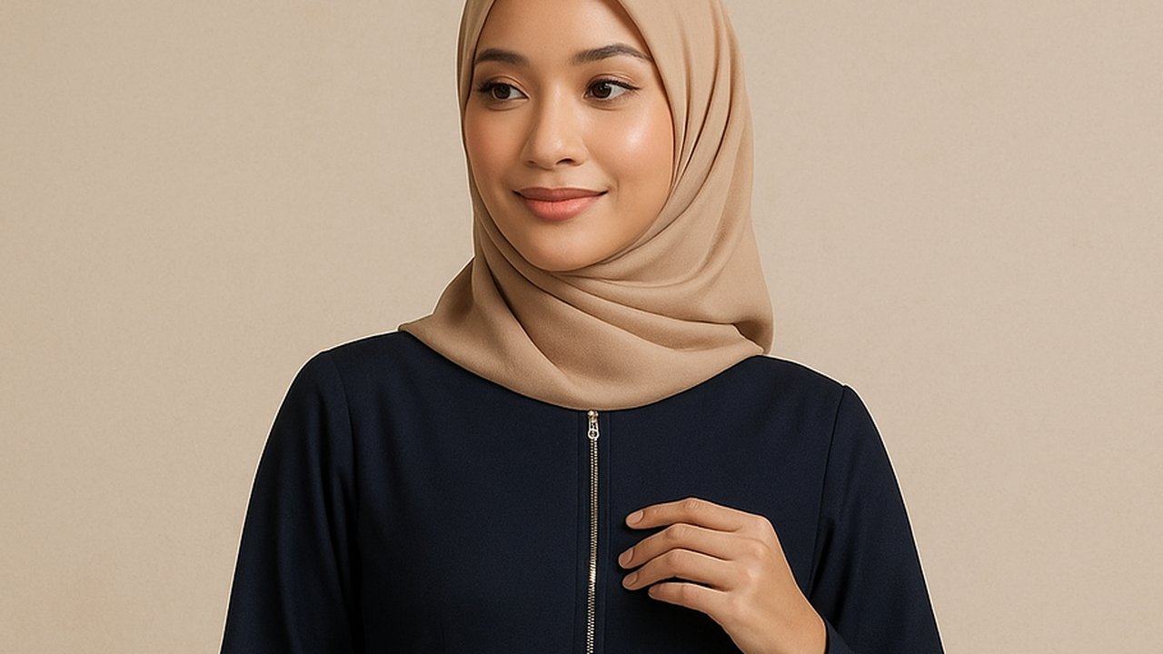 Dress resleting depan