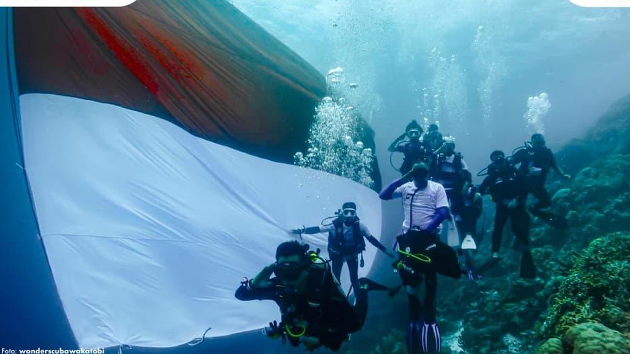 Beragam Cara PPN Rayakan HUT ke-80 RI, dari SPBU Hingga Bentangkan Bendera Merah Putih di Laut Wakatobi