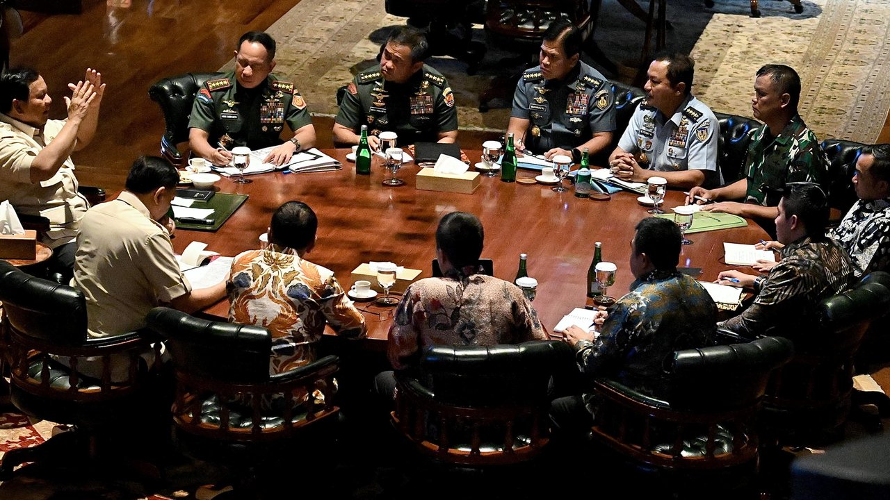 Ini Pesan Tegas Prabowo saat Kumpulkan Menhan hingga Panglima TNI di Hambalang