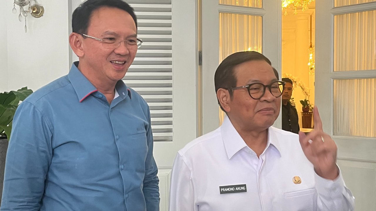 Ahok Temui Pramono di Balai Kota, Ingatkan Kenaikan PBB Harus Mengacu ke NJOP