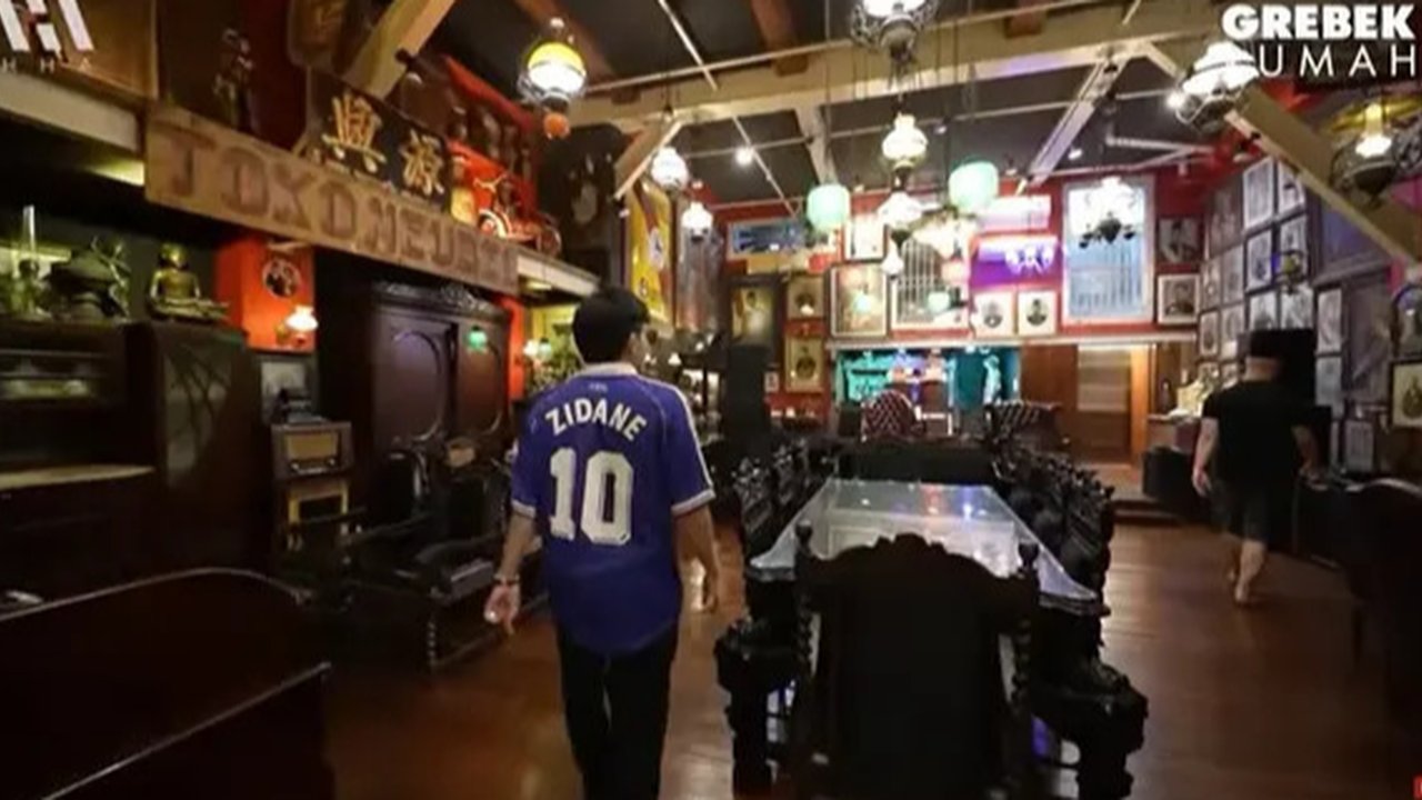 Potret Pendopo Rumah Museum Ahmad Dhani/Youtube/Grebek Rumah Atta Halilintar