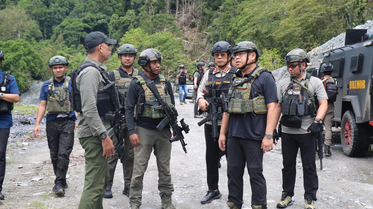 Satgas Cartenz Tangkap Pelaku Pembunuhan Dua Anggota Brimob di Nabire