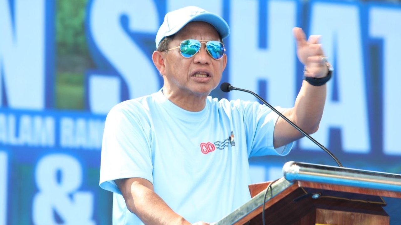 Mendagri Muhammad Tito Karnavian pada Puncak Peringatan HUT ke-80 Kementerian Dalam Negeri