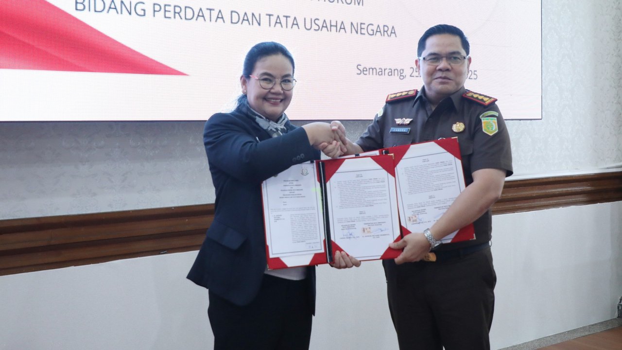 Wali Kota Semarang Agustina Teken Kerja Sama dengan Kejaksaan Negeri Semarang