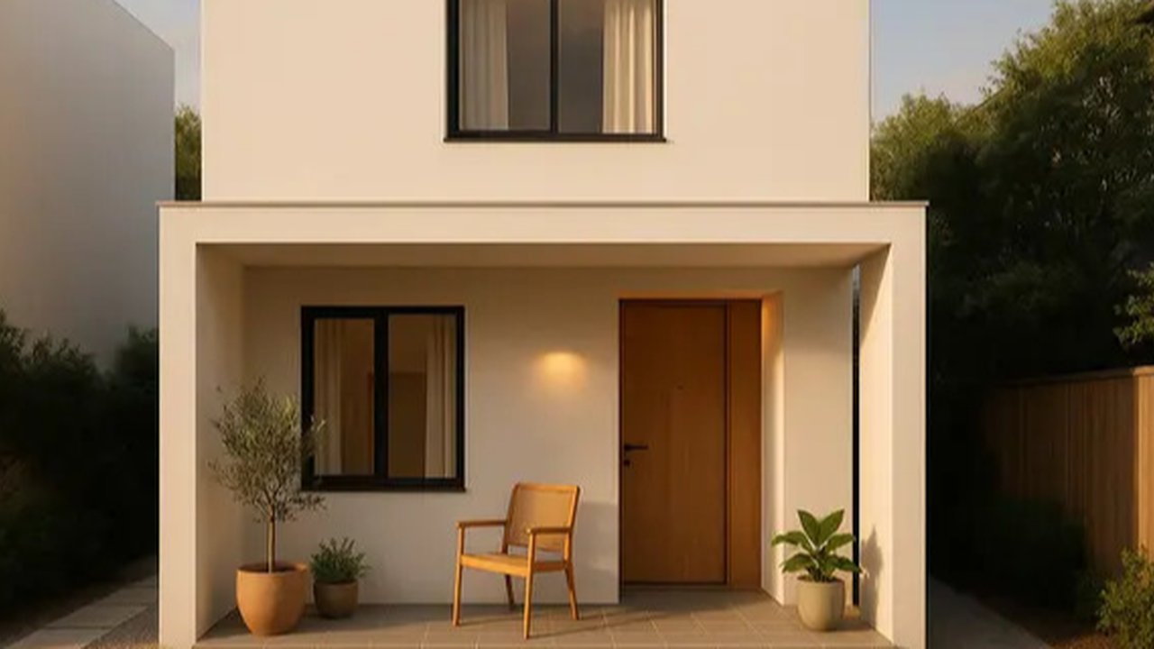 Model Rumah 4x6 Meter Mewah ala Minimalis (created by AI)