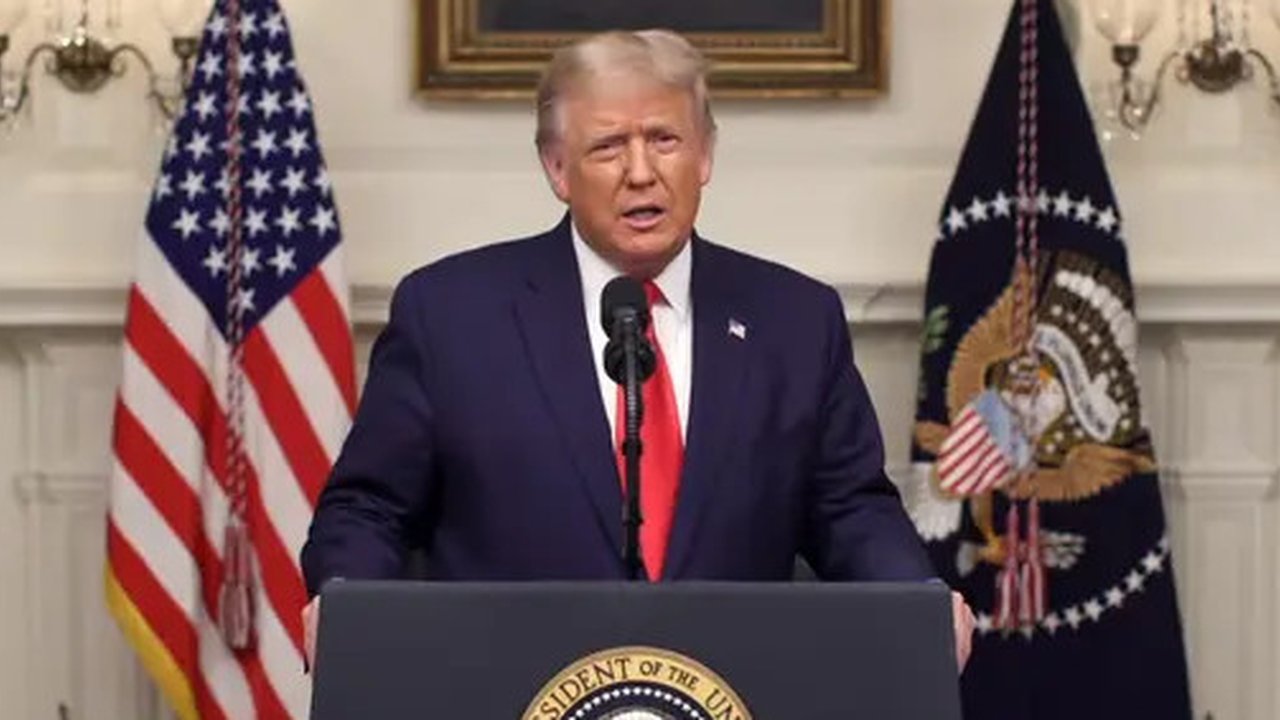 Presiden Amerika Serikat Donald Trump di Gedung Putih, Kamis (12/6/2025). (Dok. AP/Alex Brandon)