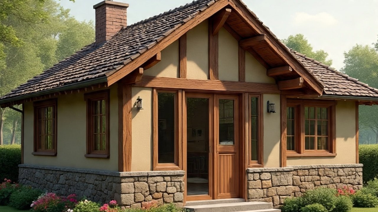 Ilustrasi Desain Rumah Kecil