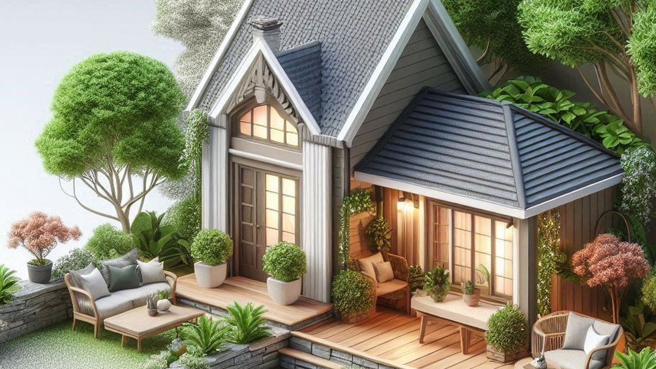 Desain Taman Rumah yang Sederhana namun Elegan