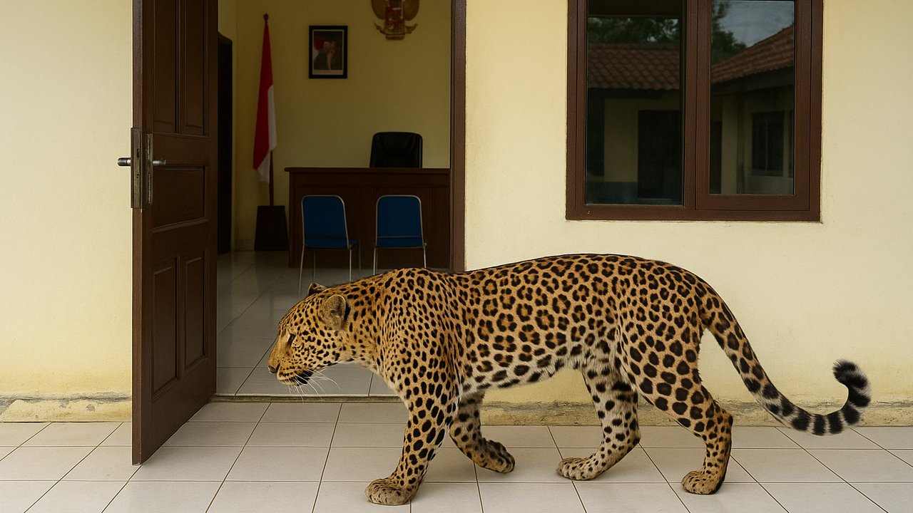 ilustrasi macan tutul