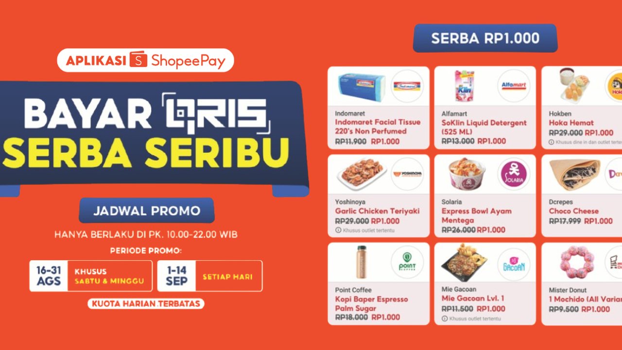 Promo Bayar QRIS Serba Seribu.