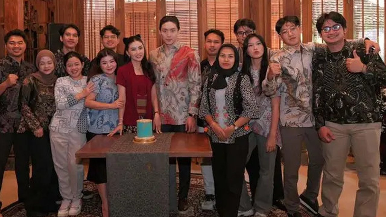 Momen Perayaan Ultah Sarwendah ke-36, Kehadiran Giorgio Antonio Curi Perhatian