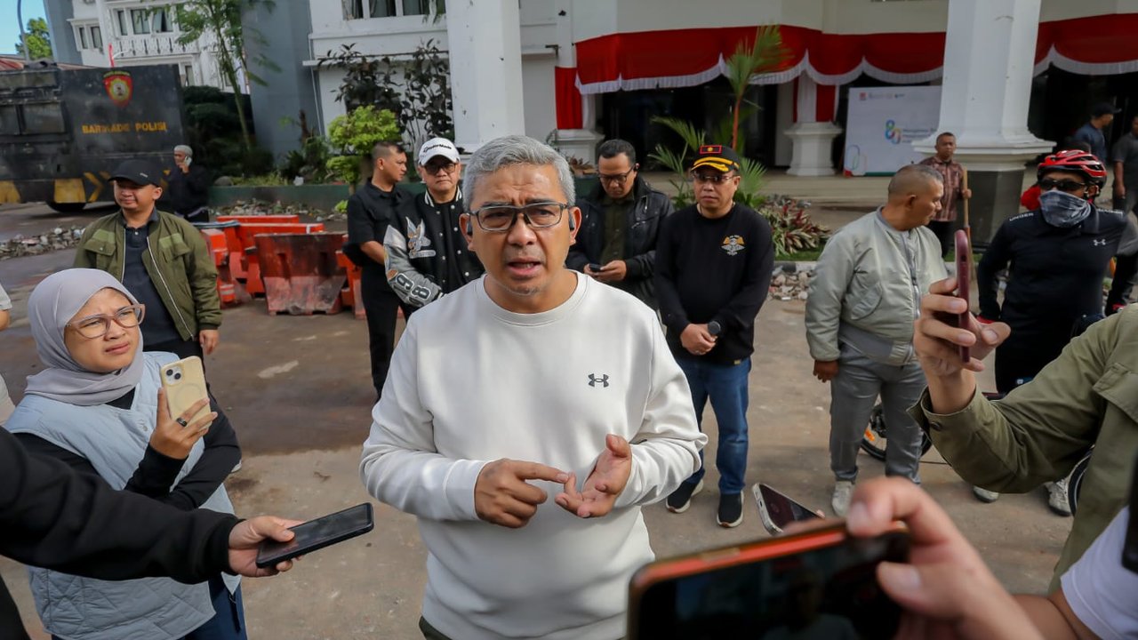 Pasca Demo Ricuh, Pemerintah Bandung Bergerak Cepat Pulihkan Kerusakan