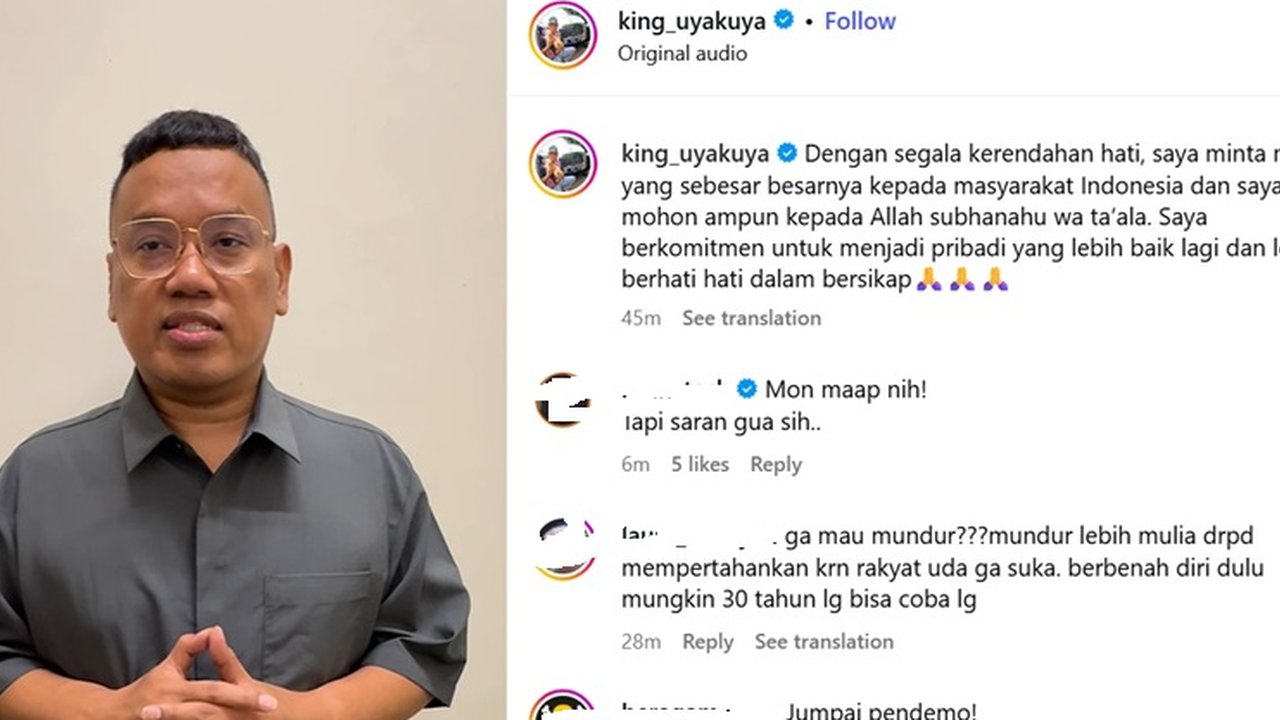 Kontroversi Uya Kuya, Viral Video Joget dan Klarifikasi hingga Minta Maaf