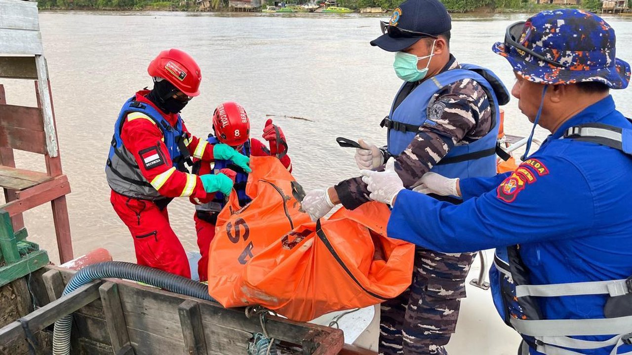 Tim Gabungan Temukan korban Tenggelam di Sungai Kelay Kalimantan Timur