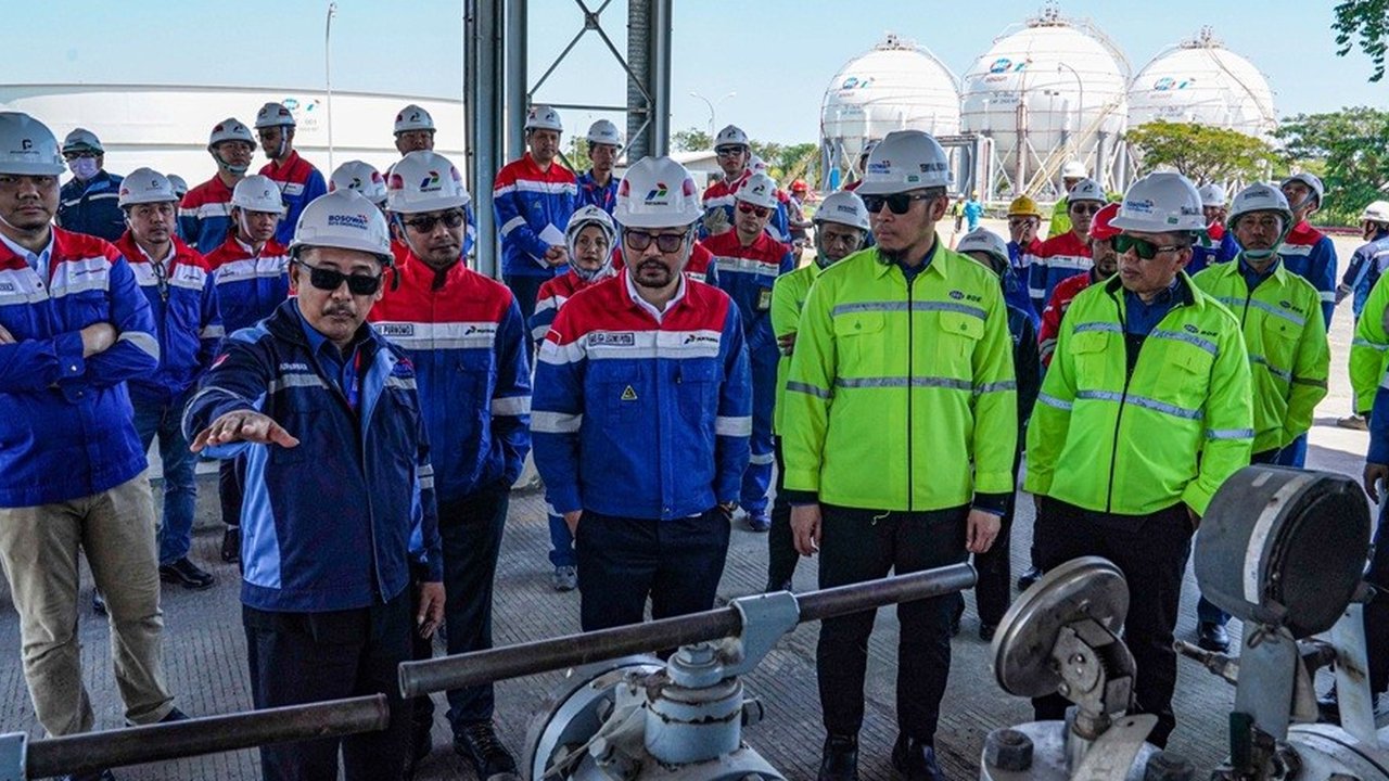 Direktur Utama Pertamina Patra Niaga Mars Ega Legowo Putra Tinjau Terminal LPG