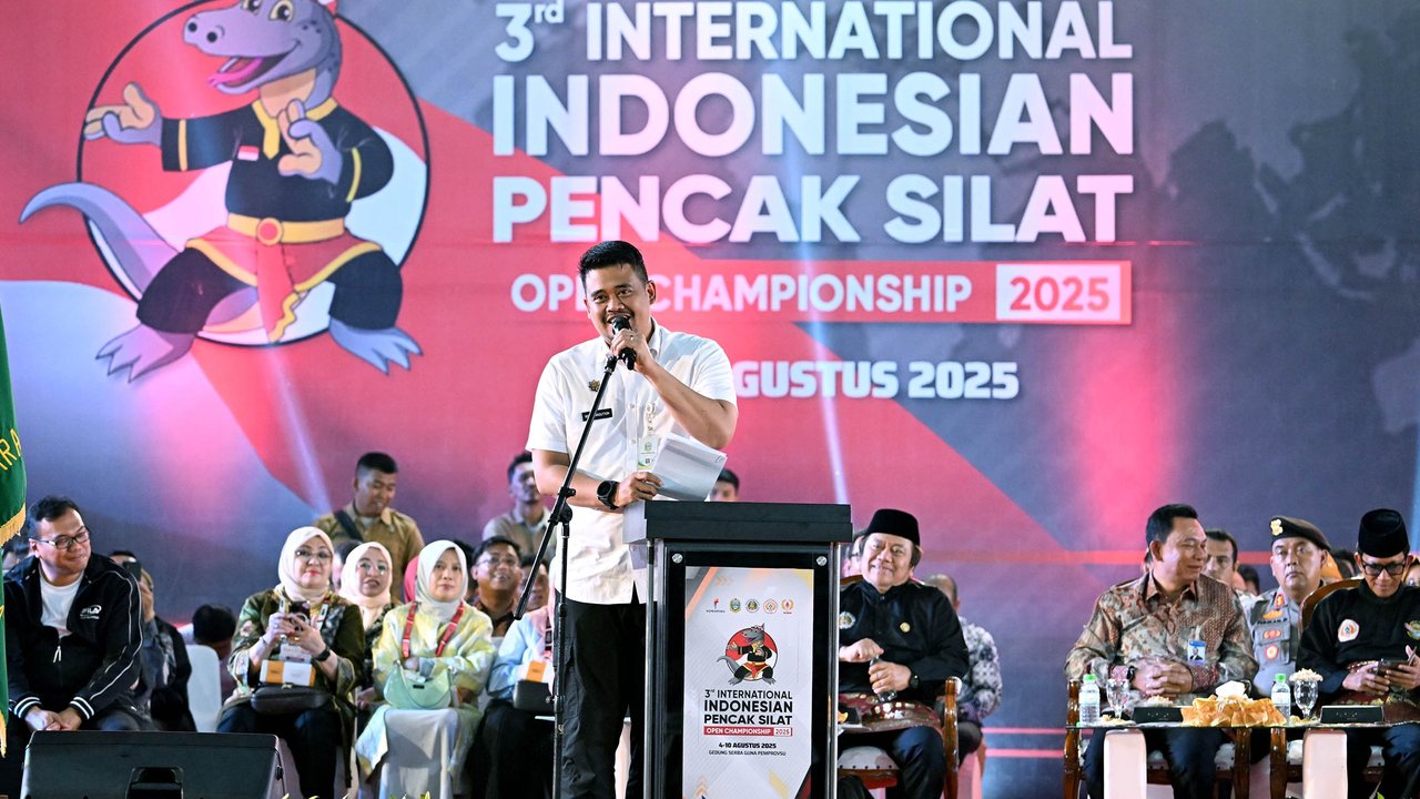 Gubernur Sumut, Bobby Nasution menghadiri 3rd International Indonesian Pencak Silat Open Championship 2025