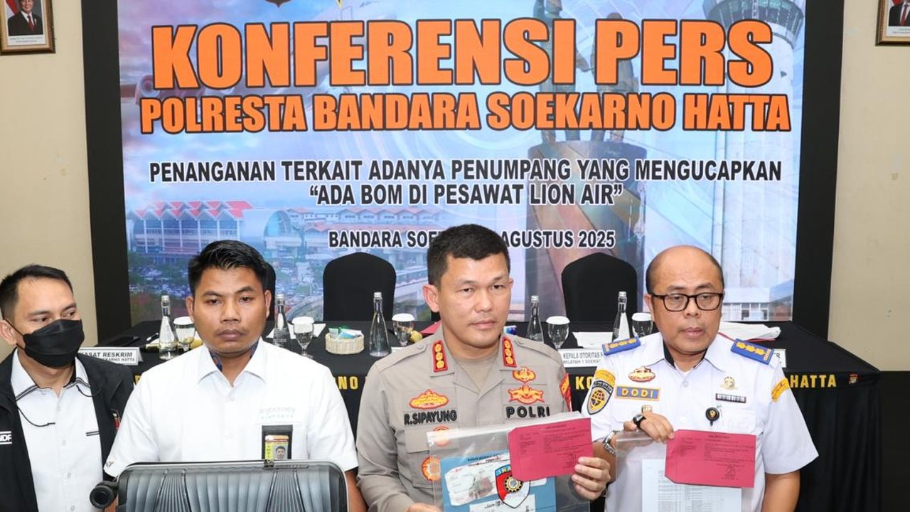 Bikin Panik, Pria Teriak Bom di Pesawat Lion Air Resmi Jadi Tersangka