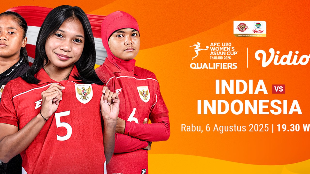 Siaran Langsung India vs Indonesia - AFC U-20 Women’s Asian Cup 2026 Qualifiers di Vidio