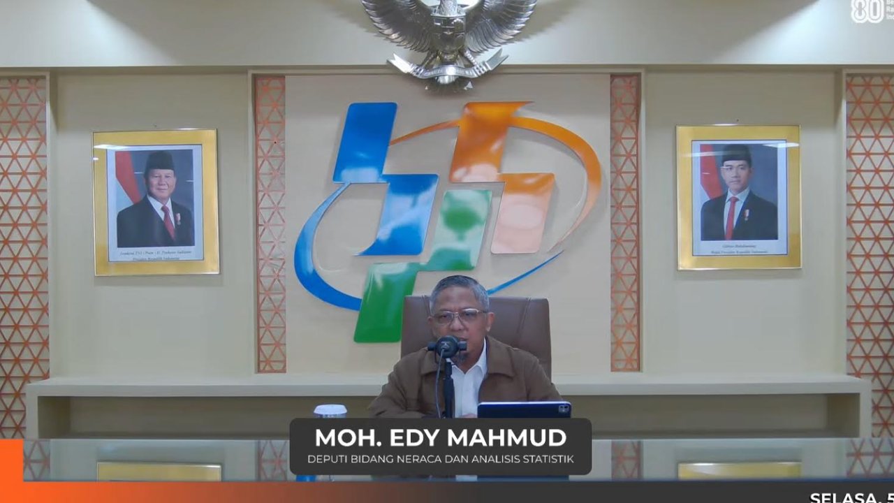 BPS: Ekonomi Indonesia Tumbuh 5,12 Persen di Triwulan II 2025