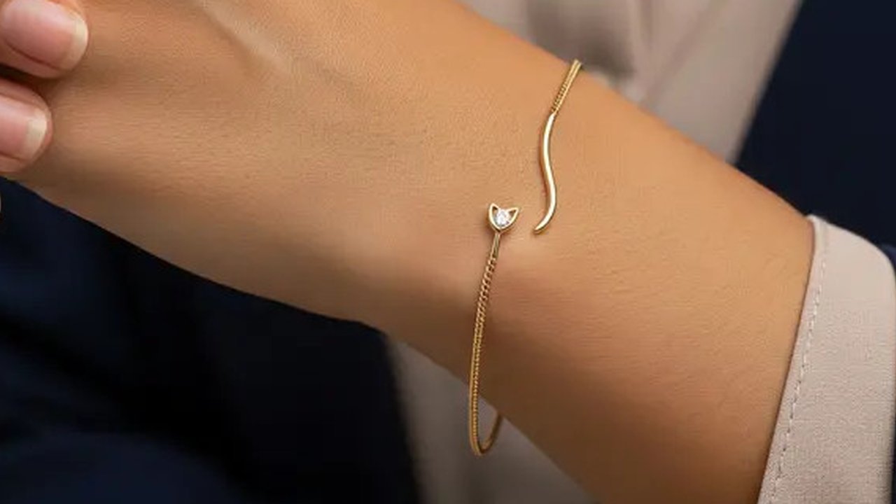 Model Gelang Emas Ekor Kucing (Gemini)