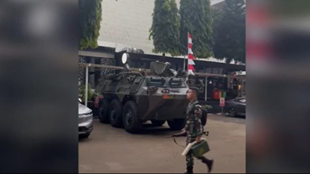 Tank TNI di Kejagung