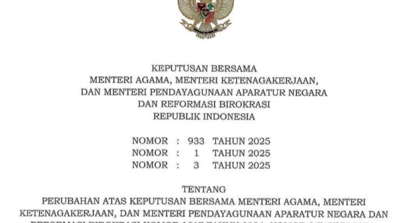 SKB 3 Menteri Cuti Bersama 18 Agustus Terbit, Begini Isi Penjelasannya