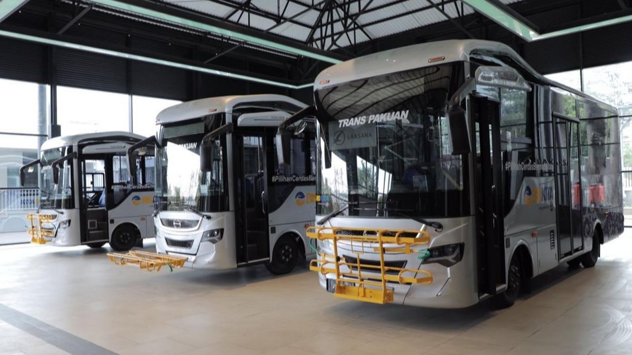 Diluncurkan awal November, layanan bus BTS Kota Bogor gratis sampai akhir tahun. (Liputan6.com/Achmad Sudarno)