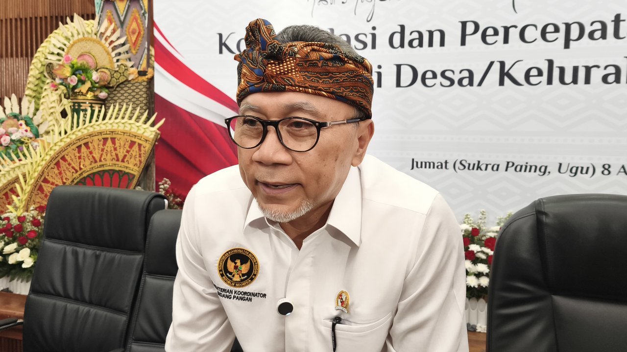 Menteri Koordinator Bidang Pangan Zulkifli Hasan alias Zulhas