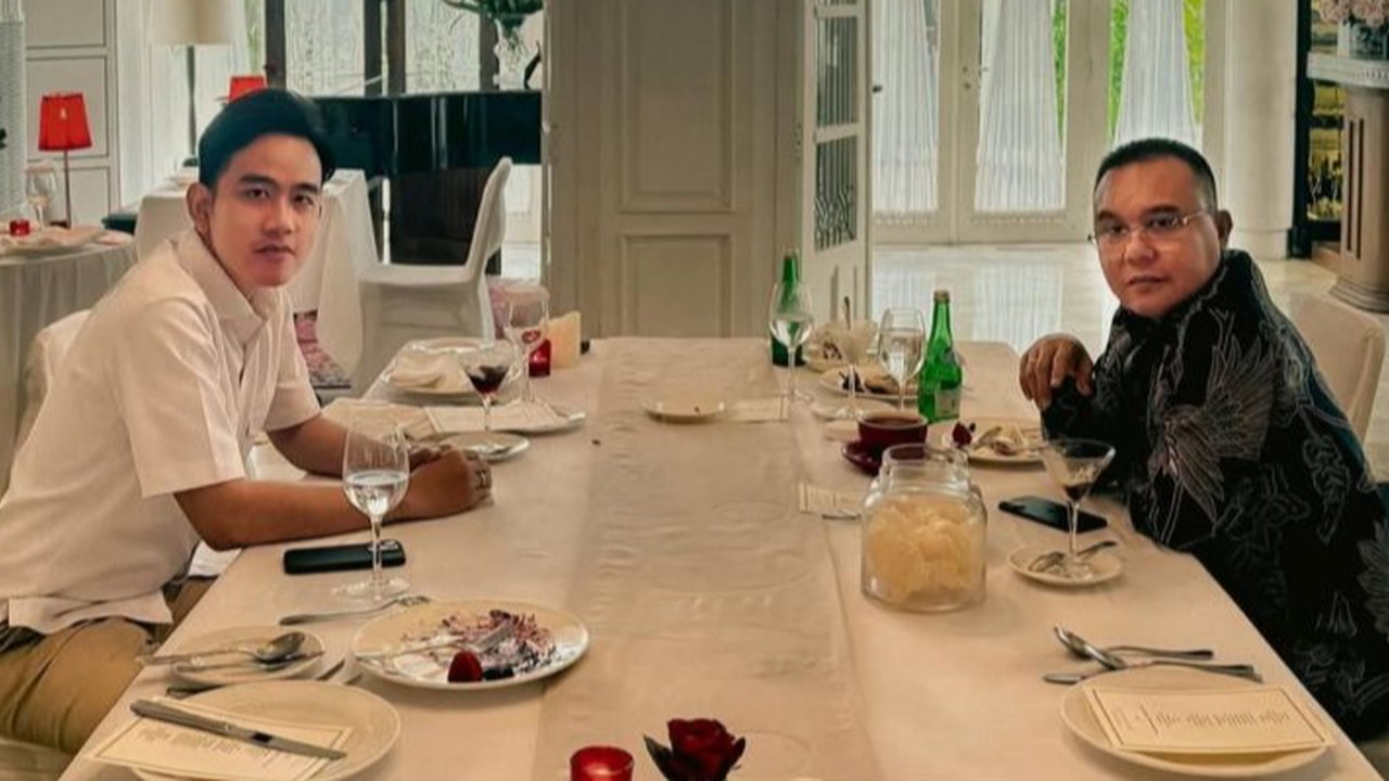 gibran makan siang bareng dasco