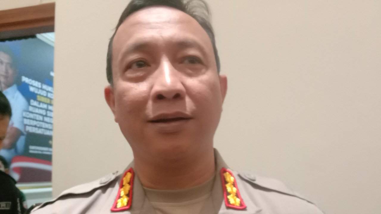 Kabid Humas Polda Bali, Kombes Ariasandy, saat ditemui di Mapolda Bali, Senin (1/9).