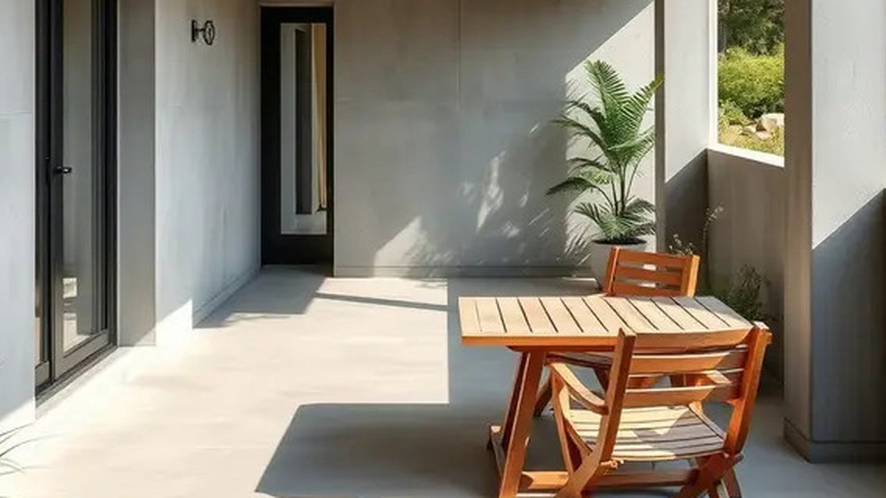 Desain Teras Rumah Kecil Minimalis Modern (created by AI)