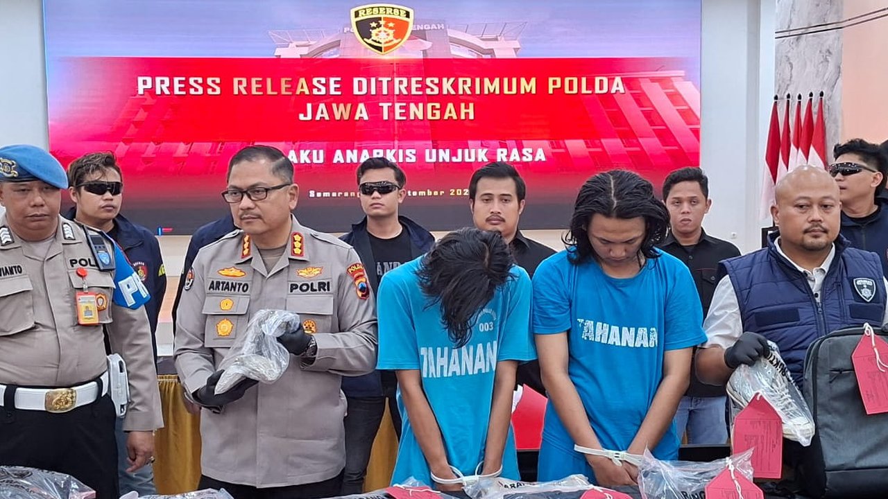 Mahasiswa di Semarang Jadi Tersangka Demo Berujung Ricuh, Peran Lempar Molotov ke Mapolda Jateng